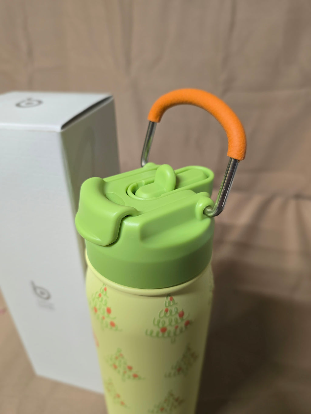 BOTTLE BOTTLE 32oz Insulated Water Bottle Stainless Steel Sport Water Bottle with Straw Dual-use Lid Design for Gym with Pill Box